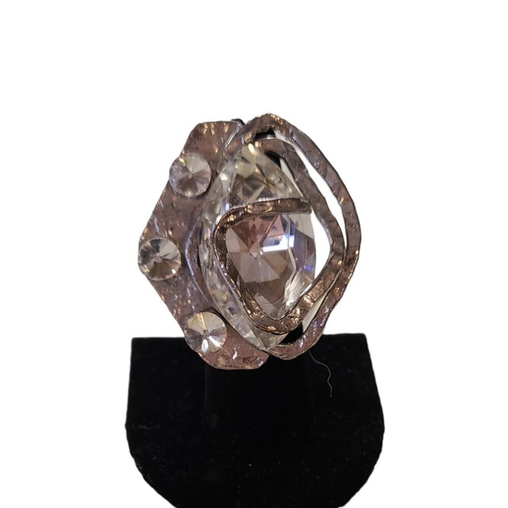 Abstract style Statement Ring, Adjustable